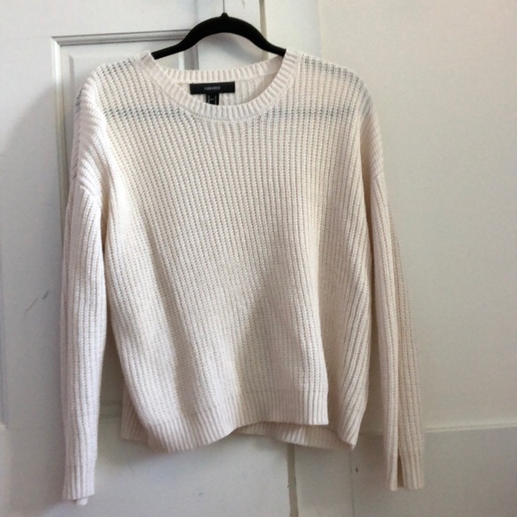 Forever 21 cream sweater - Picture 1 of 2